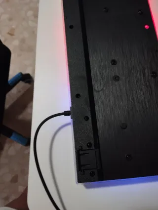 Teclado Gaming Negro y Rojo