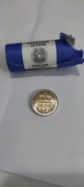 Moneda Conmemorativa Francia 2025 Notre Dame
