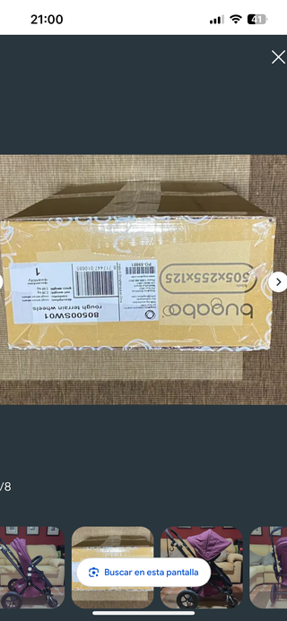 Carrito Bugaboo con capazo