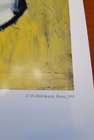 Cartel Picasso La Niña y la Paloma