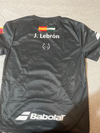 Camiseta Padel Juan Lebron Babolat Negra