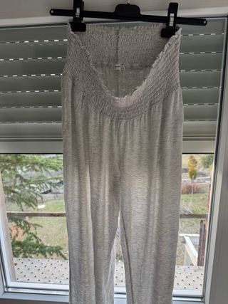 Pijama de lactancia Woman gris y rosa