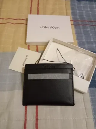 Tarjetero Calvin Klein Negro Hombre