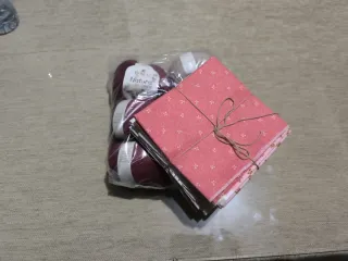 Lote DMC Natura y Telas Patchwork