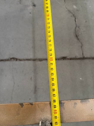 Estructura Cama Metal Dorada forja