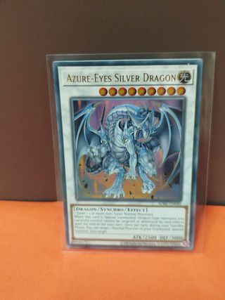 Carta Azure-Eyes Silver Dragon - Yu-Gi-Oh!