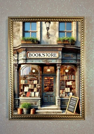 Set 4 Quadri Cornice Oro