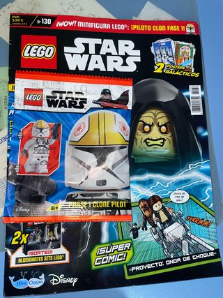 Revista LEGO Star Wars: Piloto Clon Fase 1