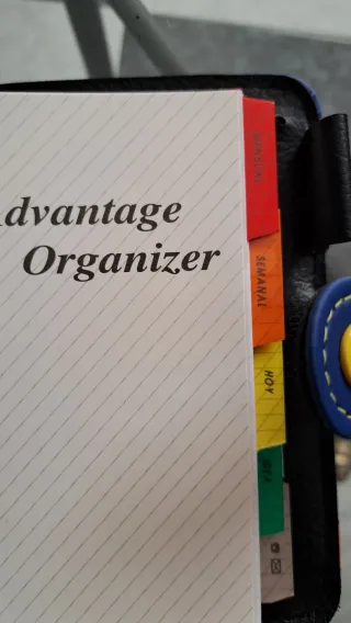 Agenda sintética multicolor