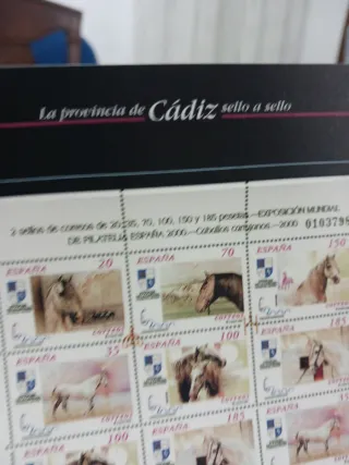 Sellos España 2000 Caballos Cartujanos
