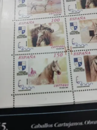 Sellos España 2000 Caballos Cartujanos