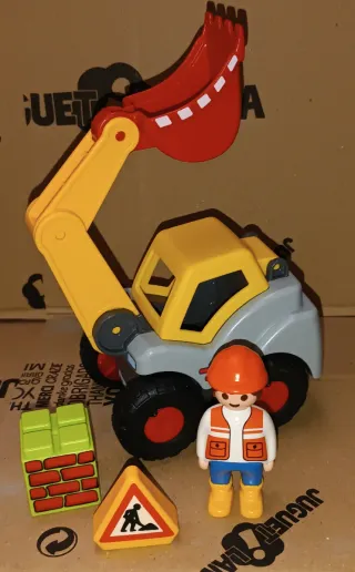 Excavadora Construcción Playmobil 70125
