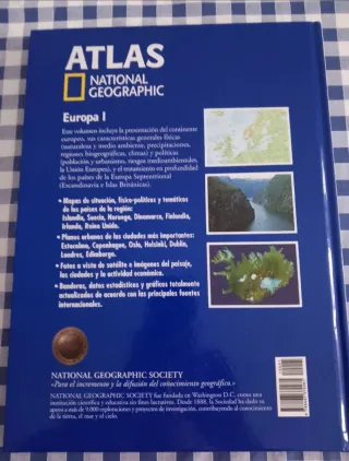 ATLAS NATIONAL GEOGRAPHIC.      EUROPA 1