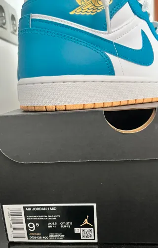 Zapatillas Jordan 1 Mid Talla 43