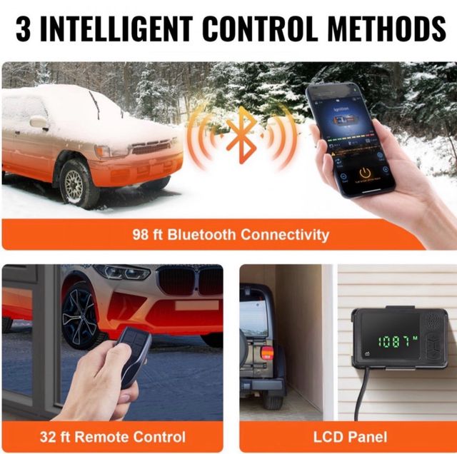 Riscaldamento Diesel VEVOR 8kW 12V Bluetooth per Camper