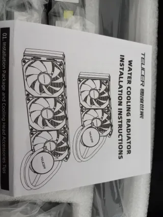 Refrigeración líquida PC + 3 ventiladores