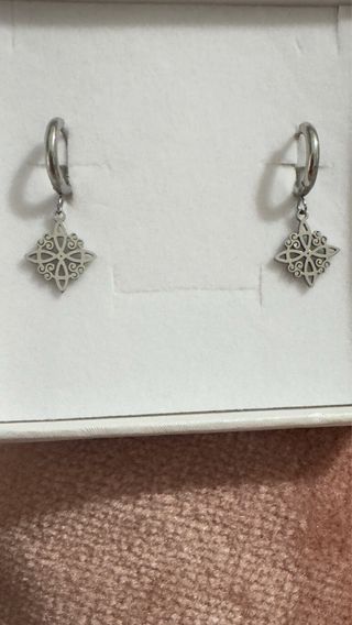 Pendientes Nudo de Brujas Plata