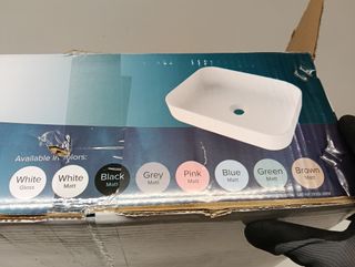 Lavabo Infinitio Negro Mate 50x39