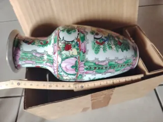 Vaso cinese vintage decorato