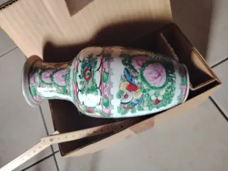 Vaso cinese vintage decorato