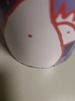 Juego 2 tazas con lata diseño gallina