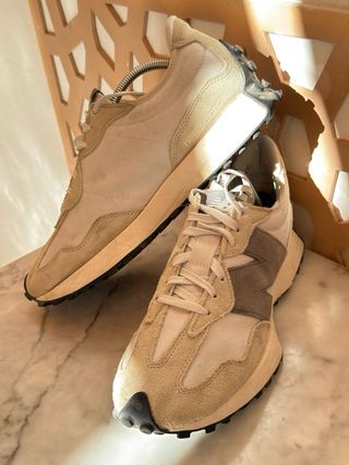 Zapatillas New Balance 327 Beige/Marrón