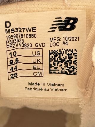 Zapatillas New Balance 327 Beige/Marrón