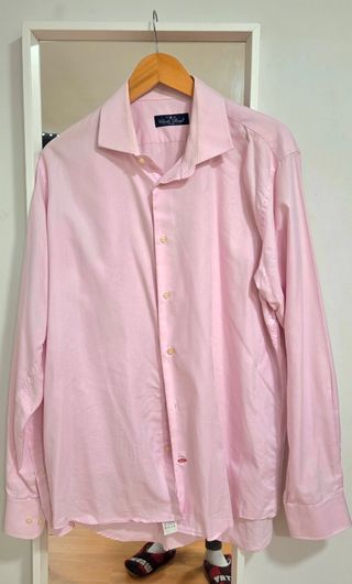 Lote 3 Camisas Hombre (Azul y Rosa)