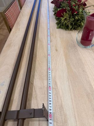 Barra Cortina Metal Forja