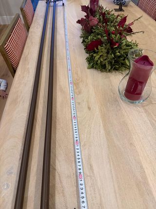 Barra Cortina Metal Forja