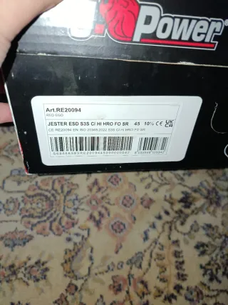 Zapatos de seguridad U-Power negros