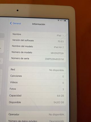 Apple iPad Air 2 64GB Blanco