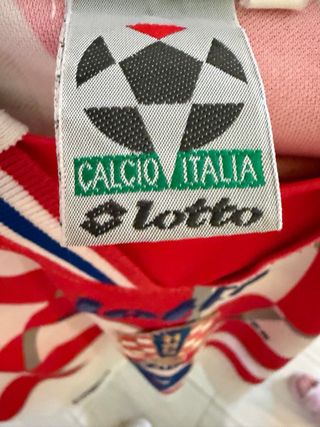 Camiseta Croacia Suker Mundial Francia 98 Lotto