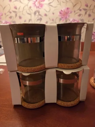 Set Cafetera Bodum + 4 Tazas