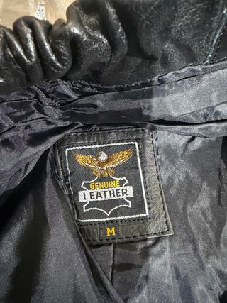 Traje de moto cuero negro mujer