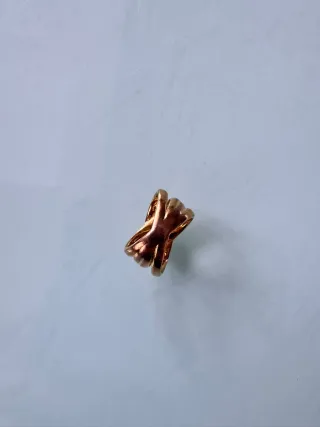 Anillo bañado en oro Singularu