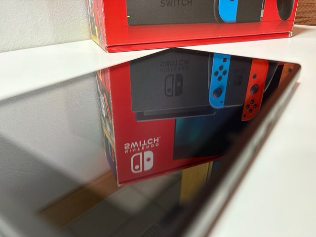 CON CAJA Nintendo Switch V3 Azul y Rojo