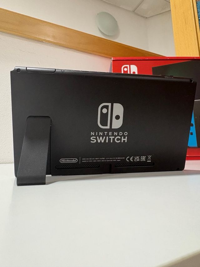 CON CAJA Nintendo Switch V3 Azul y Rojo