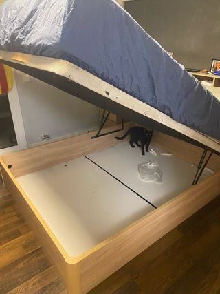 Canapé 150x200cm Madera y Tela