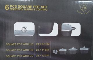 Set 3 Casseruole Royal Deep Nere