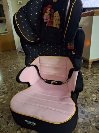 Asiento coche Isofix Princesas Disney.