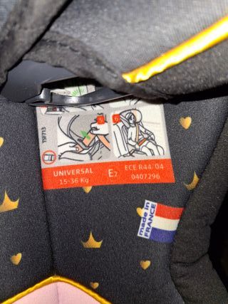 Asiento coche Isofix Princesas Disney.