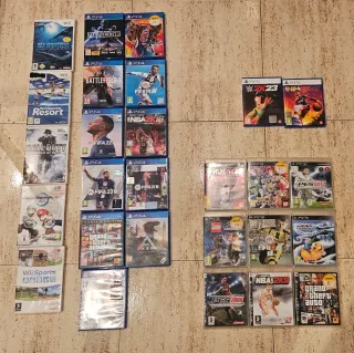 Lote Videojuegos PS3, PS4, PS5 e Wii