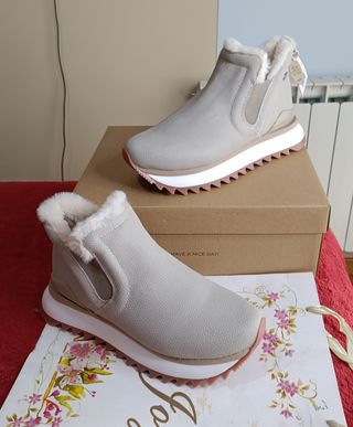 Botines Chelsea forrados plataforma Talla 38