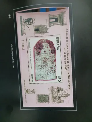 Sello España 150 ptas. Juan de la Cosa 1500