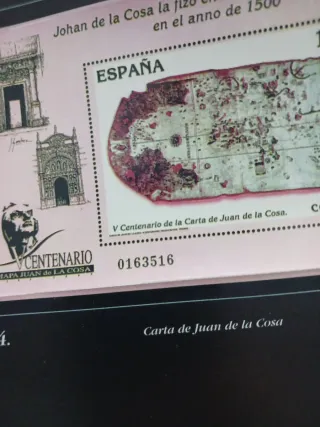 Sello España 150 ptas. Juan de la Cosa 1500