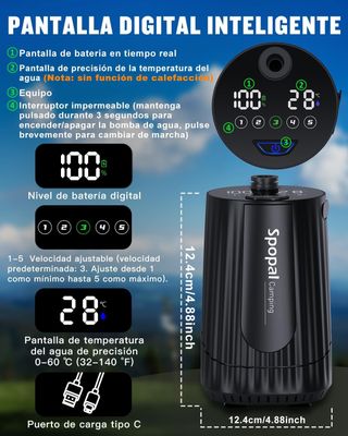 Ducha portatil camping