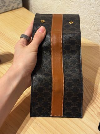 Cartera Celine Paris Marrón