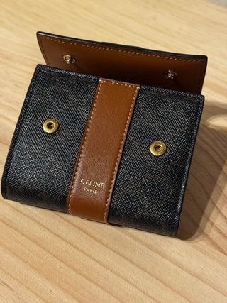 Cartera Celine Paris Marrón