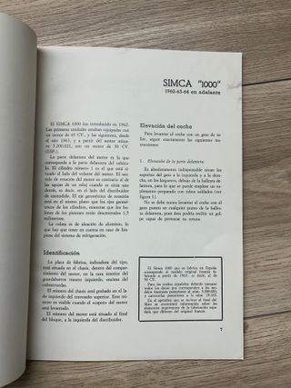 SIMCA 900 1000 MANUAL DE TALLER REPARACION 944CC